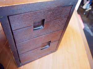 Drawers of Table Seat of Nagi Shokudo