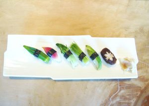 Vegan Sushi of Gonpachi Shiubya
