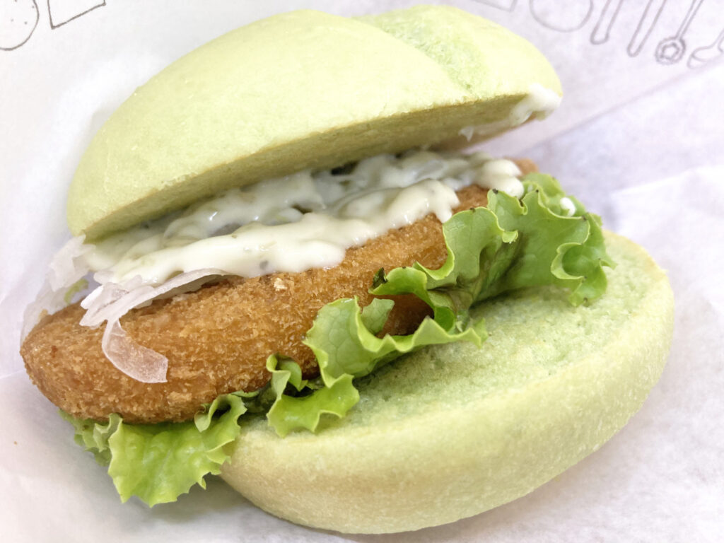 Soy Sea Burger (Plant-based Burger) of MOS Burger 