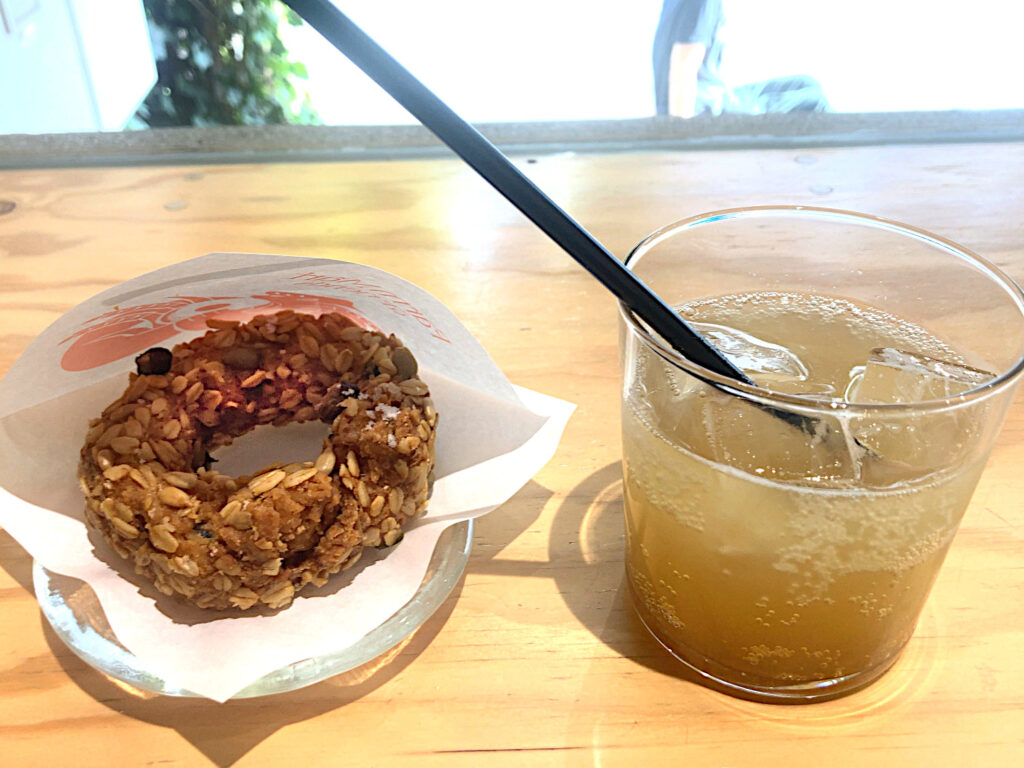 Vegan Cereal Doughnut and Kamiyama Citrus Sudachi Sylup