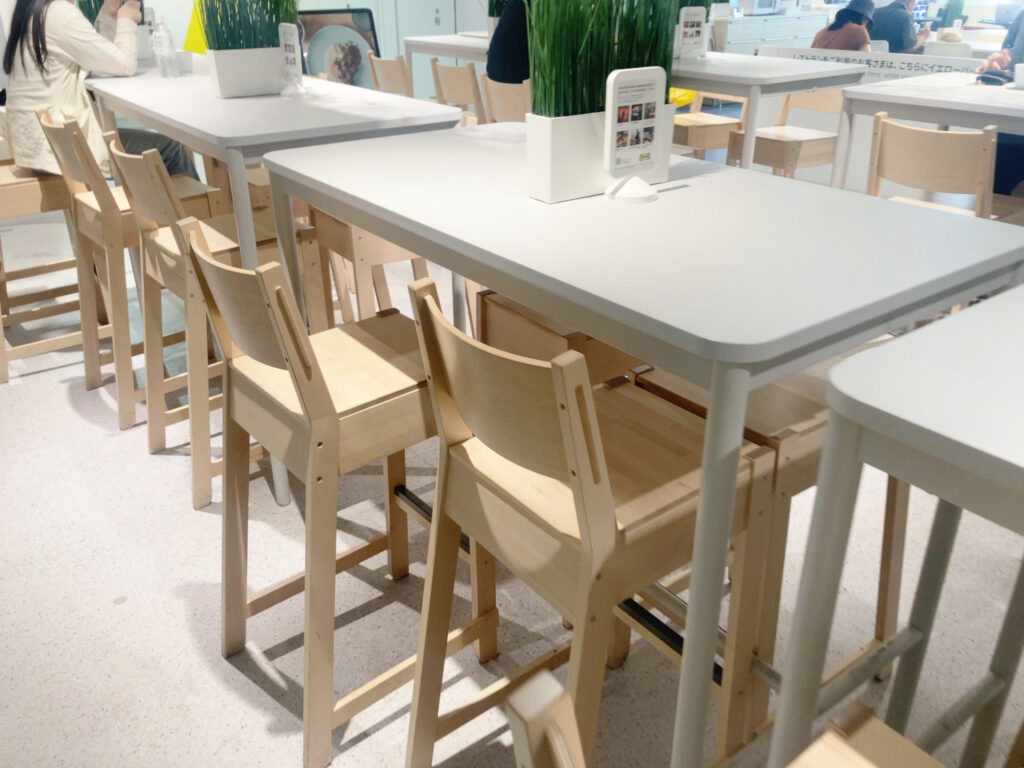 Table Seats of Restaurant of IKEA Shibuya