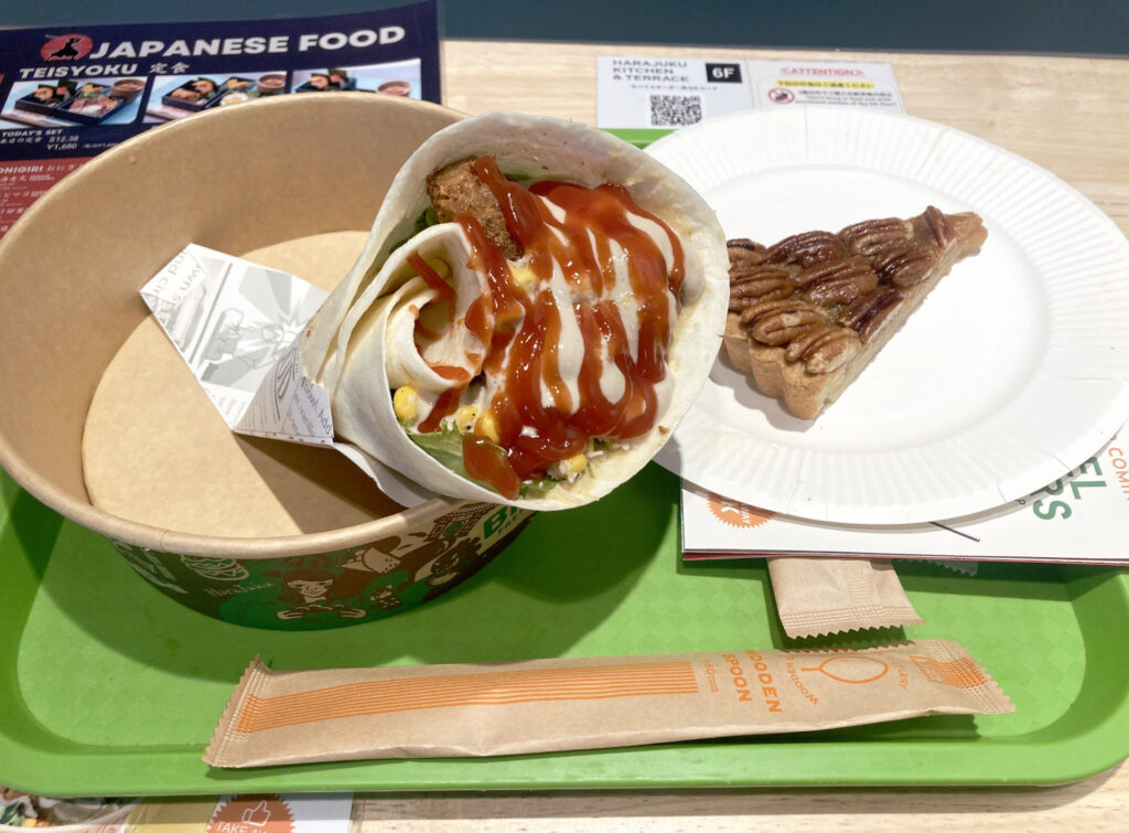 Vegan Falafel and Vegan Sweets of Falafel Brothers Harajuku