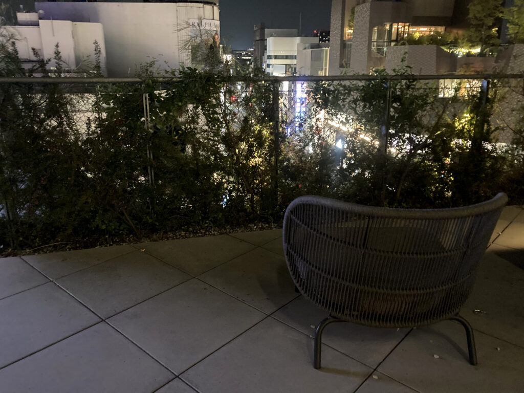 Chair Outside 6th Floor of HARAKADO
