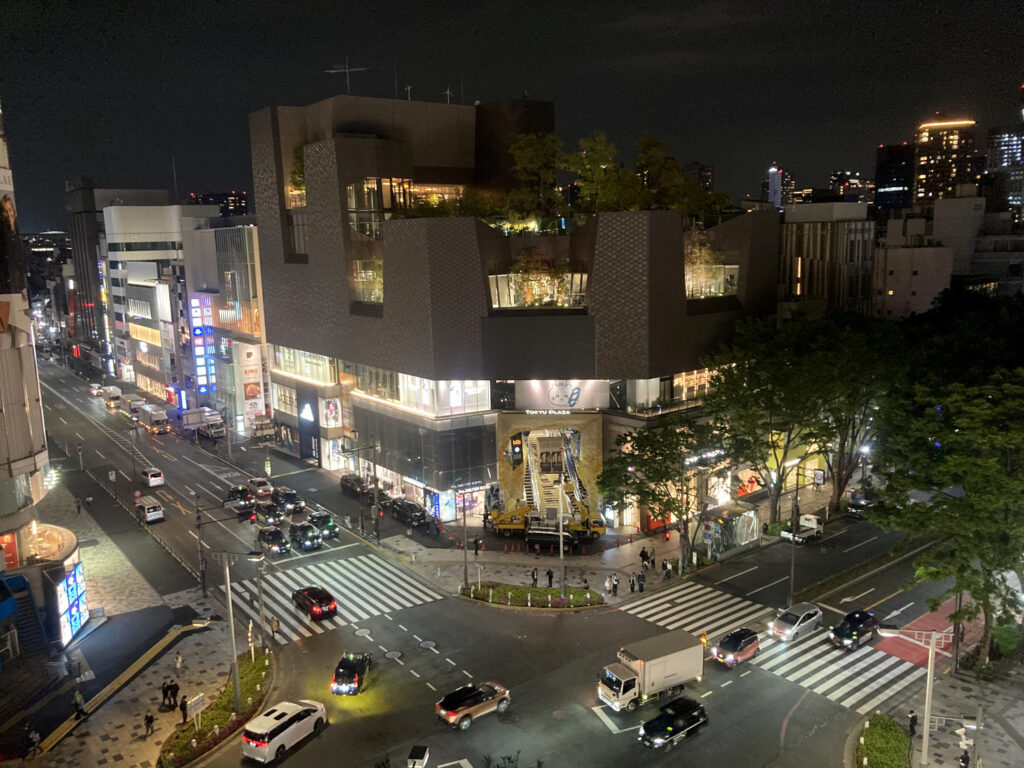 Night View Outside on the 6th Floor of HARAKADO