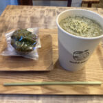 Hemp Banana Smoothie and Amazake Matcha Muffin of Medel deli
